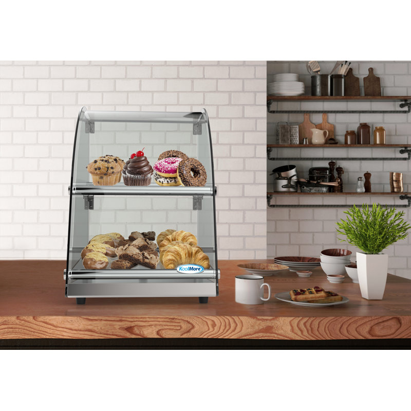 KoolMore 2 Tier Commercial Countertop Bakery Display Case Wayfair Canada